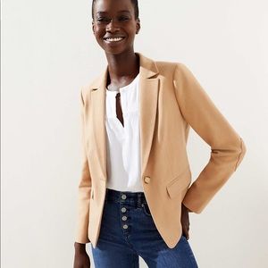LOFT Elbow Patch Modern Blazer